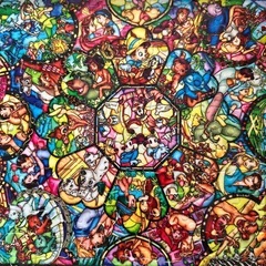 ディズニー　ステンドグラスパズルの画像