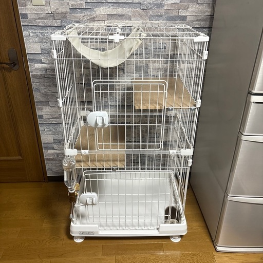 【引き取り限定】キャットタワー3段＋ハンモック