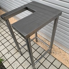 ⑤業務用ステンレス作業台 幅405mm 飲食店の画像