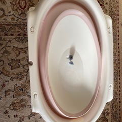 ベビーバス ネット付 ピンクの画像