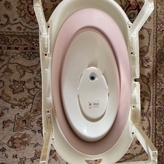 ベビーバス ネット付 ピンクの画像
