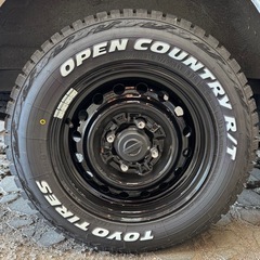 ほぼ新品！　165/80R14 OPENCOUNTRY 鉄ちん ...