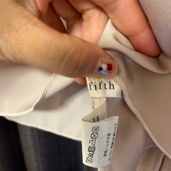 fifth キャンディースリーブカラーブラウスの画像