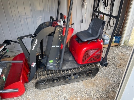 除雪機、農用ローダー3台