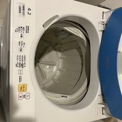 【譲り先決まり】【引取限定】洗濯機4.2kg ナショナル製の画像