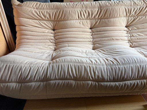 ●リーン ロゼ　3人掛けソファー●ベージュ