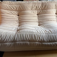 ○リーン ロゼ 3人掛けソファー○ベージュ