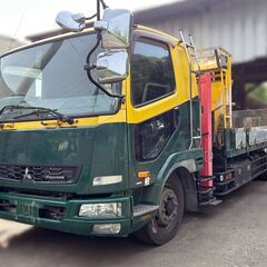 三菱ふそうファイター UNIC4段クレーン　ハイジャッキ車！平成...