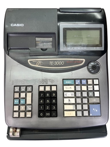CASIO TE-3000 レジスター カシオ 業務用 店鋪 現状品