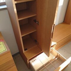 J8494 TV台 1700ハイTVボード オークライフ クリーニング済み【リユースのサカイ柏店】　の画像