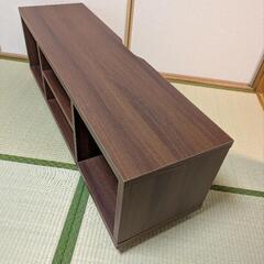 【アイリスプラザ12000円】アイリスオーヤマ IRIS OHYAMA オープン　テレビ台 スタンダードタイプ ウォールナット OTS-125S-WNの画像