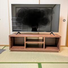 【アイリスプラザ12000円】アイリスオーヤマ IRIS OHYAMA オープン　テレビ台 スタンダードタイプ ウォールナット OTS-125S-WNの画像