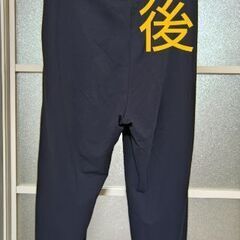 👩AIRismストレッチクロップドパンツ(UNIQLO)/Lサイズ/ネイビー🚨未使用品(BLACK)のAIRismと一緒に購入の場合は💴100の画像
