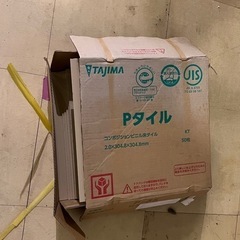 【無料】未使用 Pタイル 50枚入り（TAJIMA製／床材） 