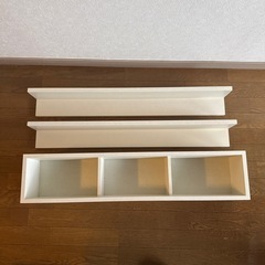 無印良品 壁に付けられる家具 セットの画像