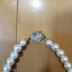 フェイクパールネックレスの画像