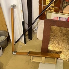 【無料】店舗やDIYに！手すり・床材サンプル・植木鉢など一式 