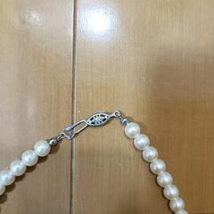 フェイクパールネックレスの画像