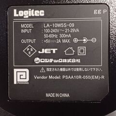 ACアダプタ Logitec LA-10W5S-09の画像