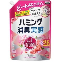 大容量950ml×6 柔軟剤　ハミング　消臭実感　詰替用の画像