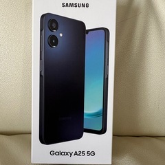 新品　GALAXY A25 5G ブラック　SIMフリー