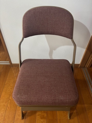 クラリン CLARIN フォールディングチェア フルクッション アームレス　 折り畳み椅子