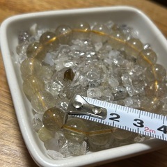 【最終SALE|最強金運石】新品未使用|ルチルクォーツ ブレスレット 太め約10mm の画像