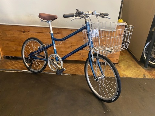 【タイヤ新品！】20インチ　ミニベロ　7速　ブルー