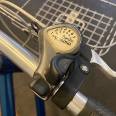 タイヤ新品！】20インチ ミニベロ 7速 ブルー