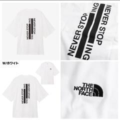 新品☆ノースフェイス ネバーストップアイエヌジーティー Tシャツ メンズ L ホワイトの画像