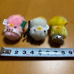 🐥ひよこ　3羽　悪魔、合格、👑ティアラの画像