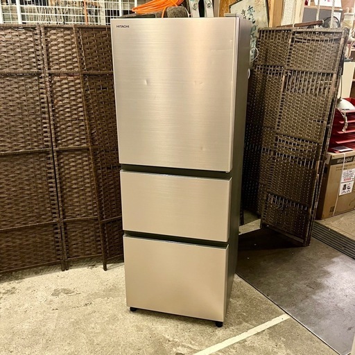 売約済み【武蔵小山店】 日立 冷蔵庫 R-27RV R27RV HITACHI 3ドア 一人暮らし 家電 大容量 省エネ 静音 引っ越し 265L 大型冷蔵庫 キッチン家電 冷凍冷蔵庫 ファミリー 家族 22年製