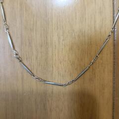 シルバーチェーンネックレス18kGPの画像