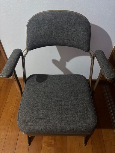 クラリン CLARIN フォールディングチェア フルクッション アームレス 折り畳み椅子