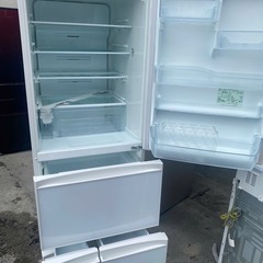 NO B227 🌈福岡市内配送設置無料✨🌈冷蔵庫 中古 東芝 TOSHIBA GR-417GXVS(ZW) 2017年製 5ドア 410L クリアシェルホワイト ファン式 右開き ファミリーの画像