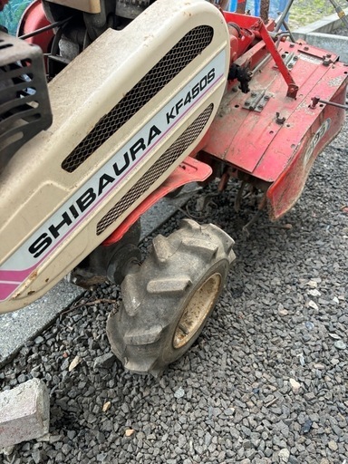 シバウラ　耕うん機　KF450Fジャンク