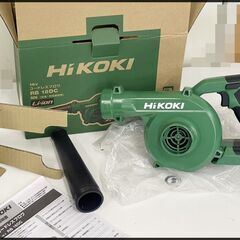 未使用 Hikoki 14.4V/18V コードレスブロワ RB18DC (NN) 本体のみ ハイコーキの画像