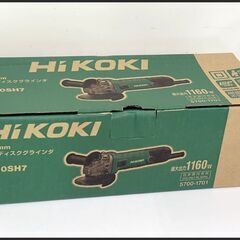未使用 Hikoki 100mm 電機ディスクグラインダ G10...