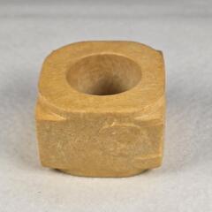 収集品 古磁器 明清山西八義窯 紅緑彩 手絵 祥雲鳳紋 玉壺春