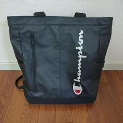 Champion　バック　ショルダー　ブラック・黒