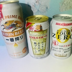 KIRIN一番搾り、トリスハイボール、ノンアルコールビール