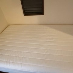 無印 シングルベッド 脚付き ホワイト 美品