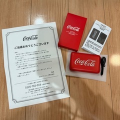 ロゴが光るコカコーラワイヤレスモバイルバッテリー