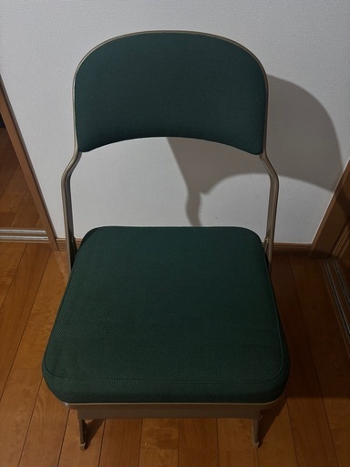 クラリン CLARIN フォールディングチェア フルクッション アームレス 折り畳み椅子