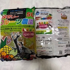 昆虫ゼリー5袋+虫除けシートの画像