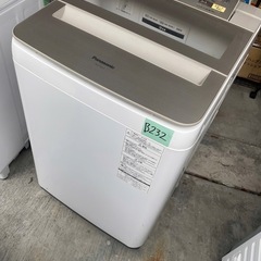 NO B232 ?福岡市内配送設置無料✨?パナソニック 9kg 全自動洗濯機 乾燥
