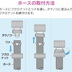 メタルホーセンド　ホース接続　コネクター　カップリング　高耐久　ジョイント継手　真鍮の画像