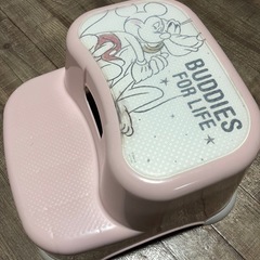 ディズニーキャラクター付き子供用ステップの画像