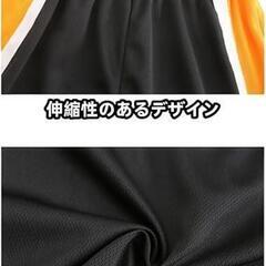 Lサイズ ハイキュー!! 烏野高校 日向翔陽 10番 ユニフォーム ブラックの画像
