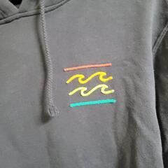 BILLABONG ビラボン バックロゴ刺繍 フーディ パーカー トレーナーの画像